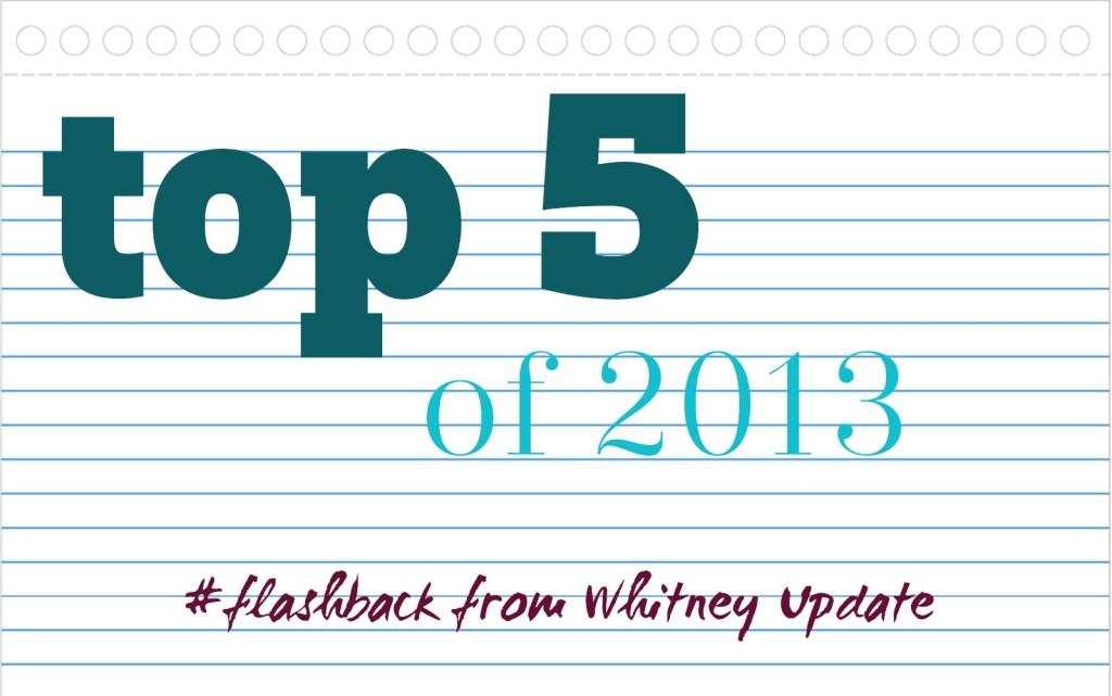 Top 5 ways I grew in 2013