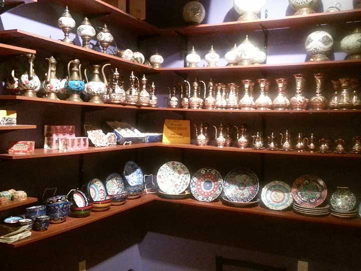 Vases, plates, and bowls from Anatolian Table. Photo by Benjamin Kim
