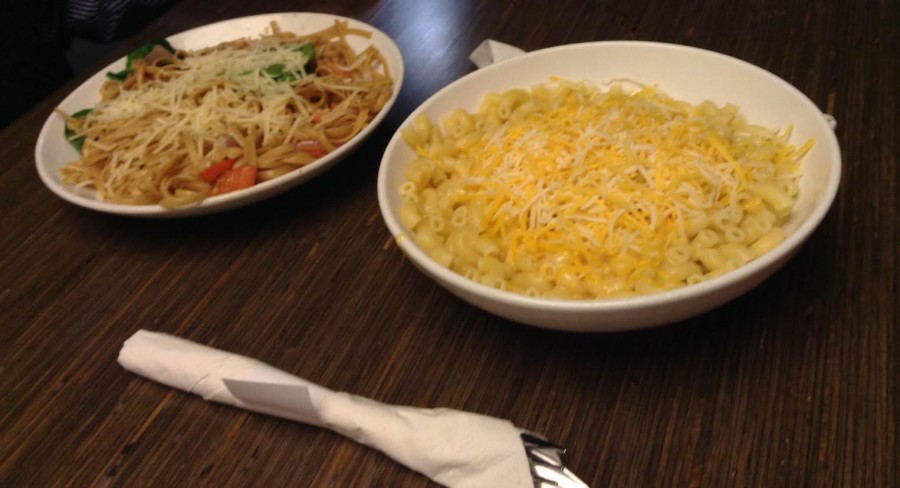 The delicious Tuscan Fresca and Wisconsin Mac &Cheese. Photo by Avreen Hehr