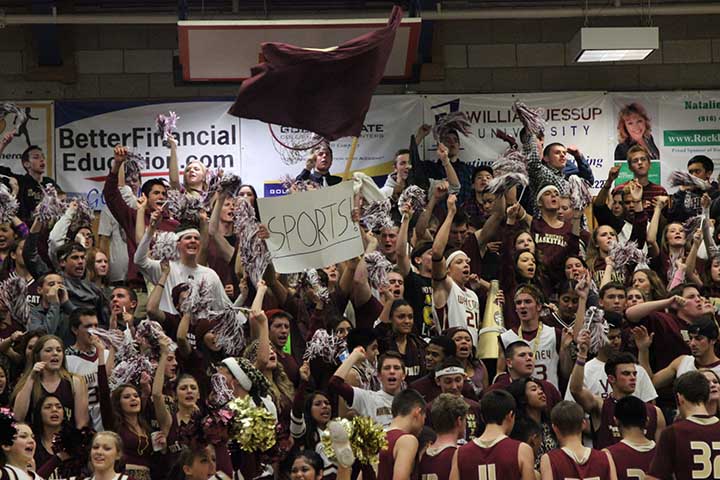 Wildcat fans packed the stands for last year’s Dec. 20 Quarry Classic game played at Rocklin. Photo by Macie Sveum