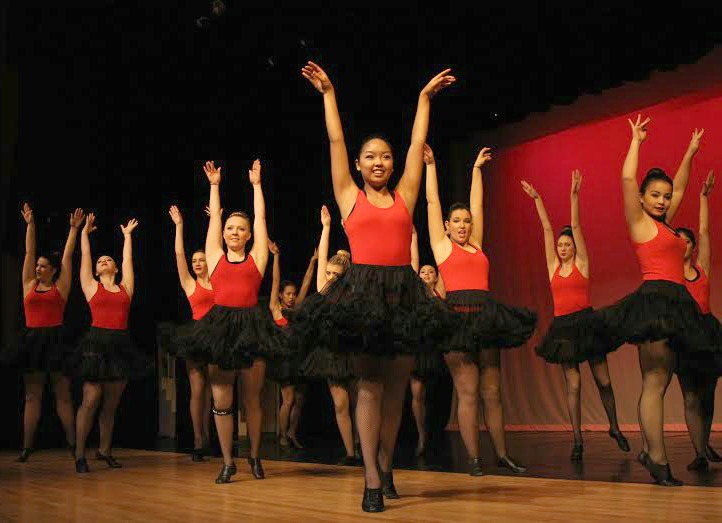 Dance 4 students perform jazz routine Don Juan, during the show. Photo by Olivia Grahl
