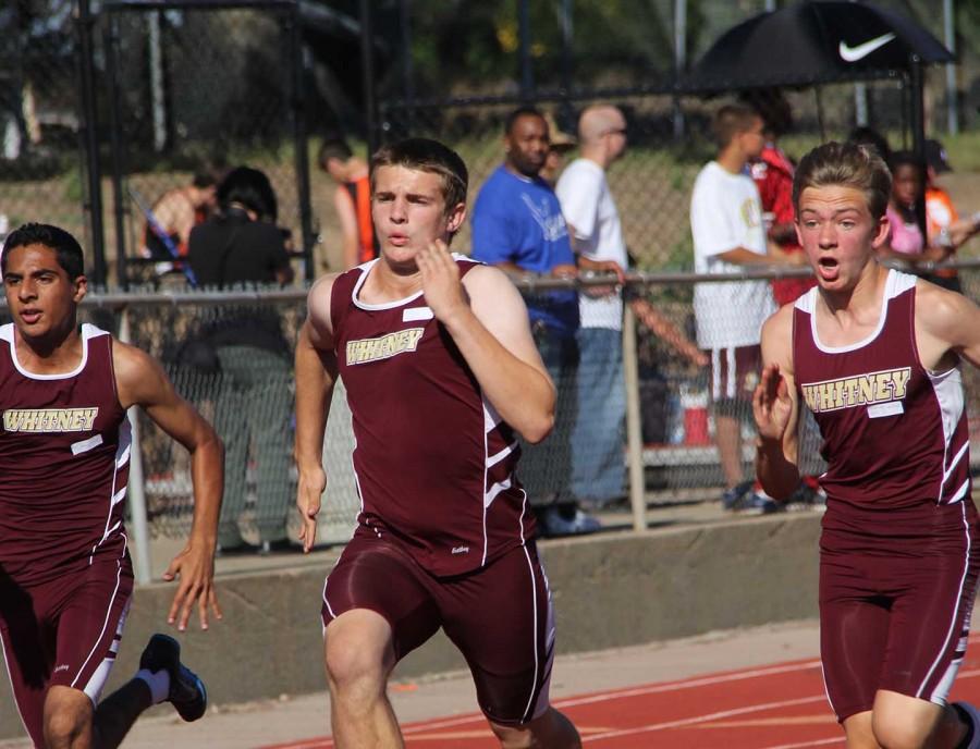 Jason Sanchez takes the lead. Photo by Brandon Mullins