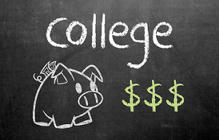 College on chalkboard. Photo by www.gotcredit.com (CCby 2.0)