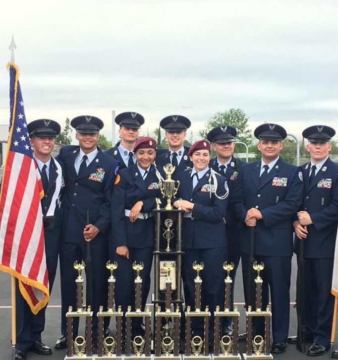 JROTC wins seven First Place trophies, overall Sweepstakes at NORCAL Invitational Drill meet