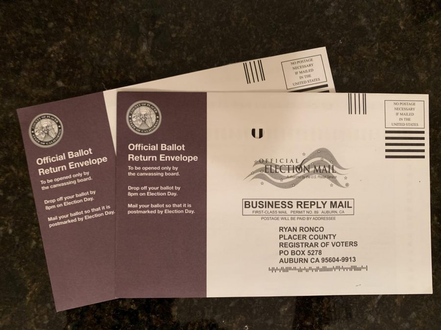 Official 2020 Primary Ballots in California.
Photo by Aazam Khan