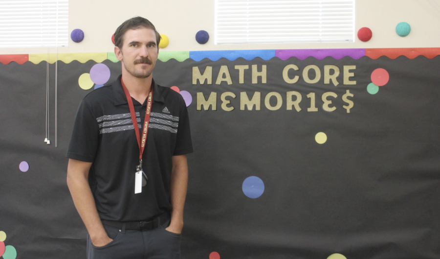Decorating his classroom, Mr. Michael Ardito ties in an “Inside Out” theme to help showcase some of math’s concepts as “core memories.” Ardito said decorating F6 was a unique experience, as it marked the shift from his being a long-term substitute to a permanent teacher. Photo by Racxel Domingo.